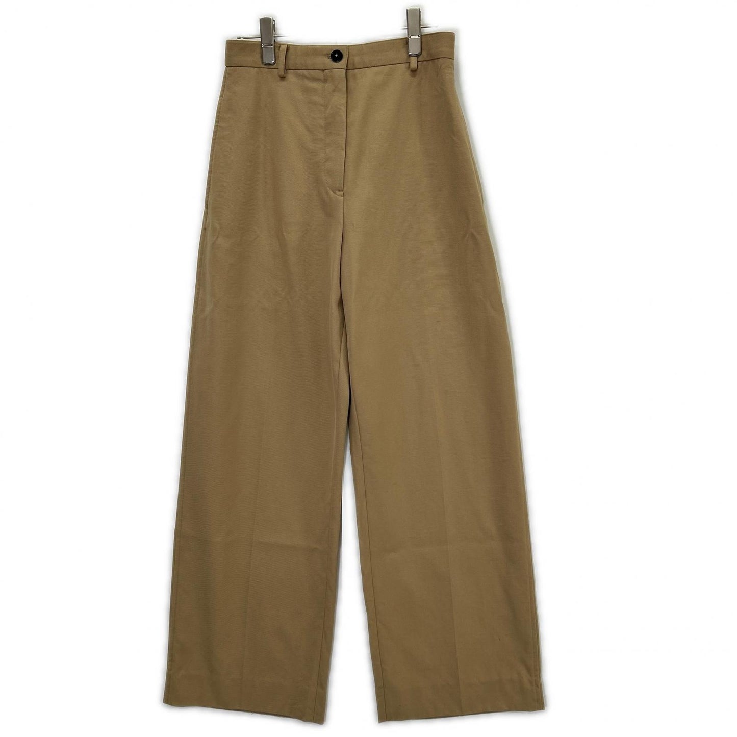 JILSANDER ジルサンダー ブラウンベージュ ストレート スラックスパンツ ボトムス