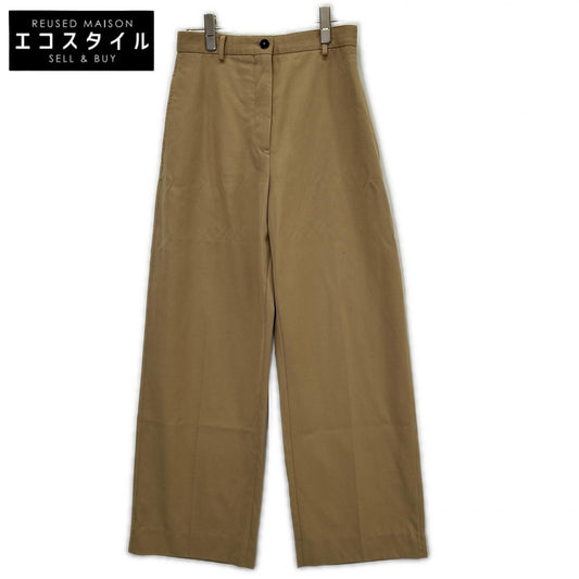JILSANDER ジルサンダー ブラウンベージュ ストレート スラックスパンツ ボトムス