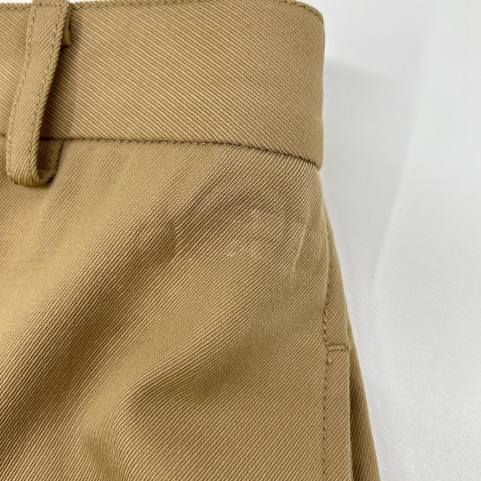 JILSANDER ジルサンダー ブラウンベージュ ストレート スラックスパンツ ボトムス