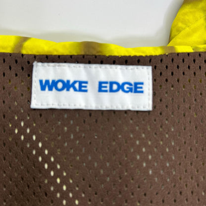 WOKE EDGE ウォークエッジ イエロー tiedye check Parka ジャケット