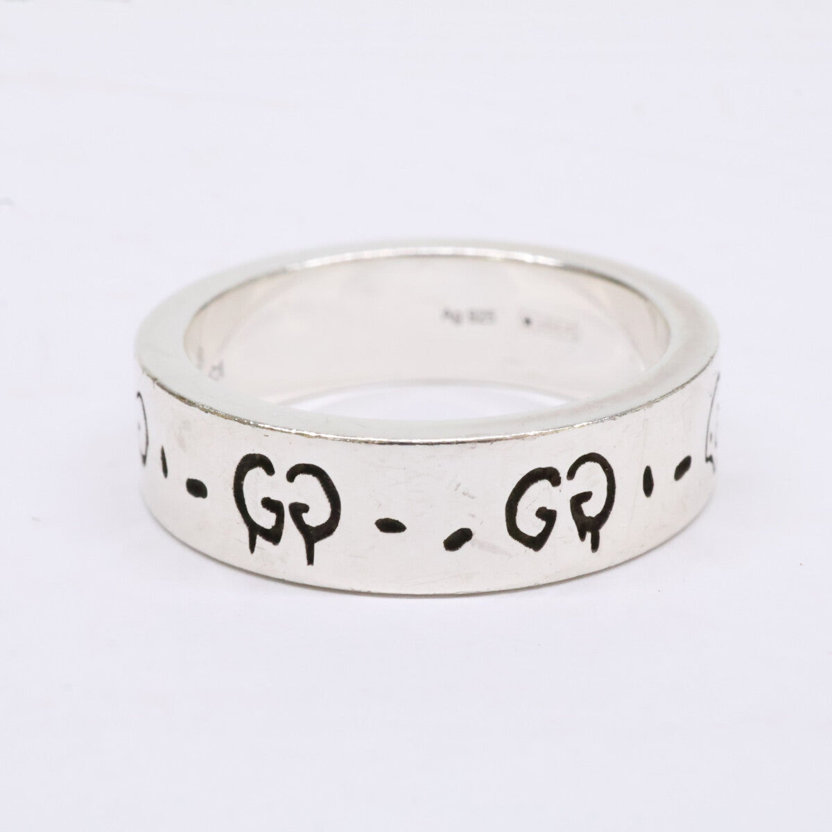 GUCCI グッチ 477932 Ag925 GUCCI GHOST グッチ ゴースト GG スカル リング 指輪