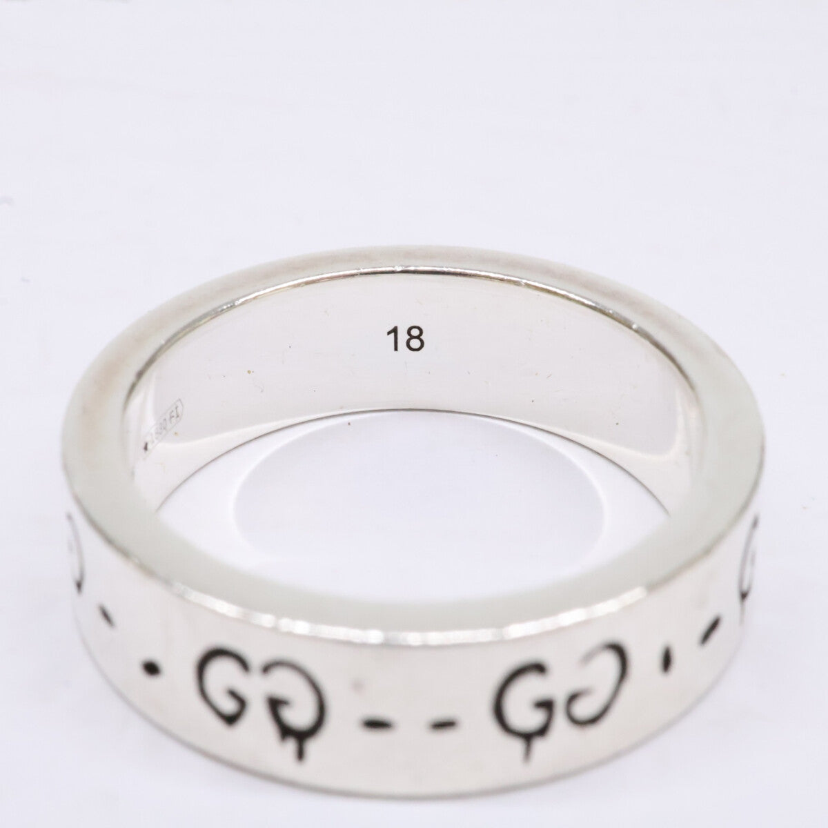 GUCCI グッチ 477932 Ag925 GUCCI GHOST グッチ ゴースト GG スカル リング 指輪
