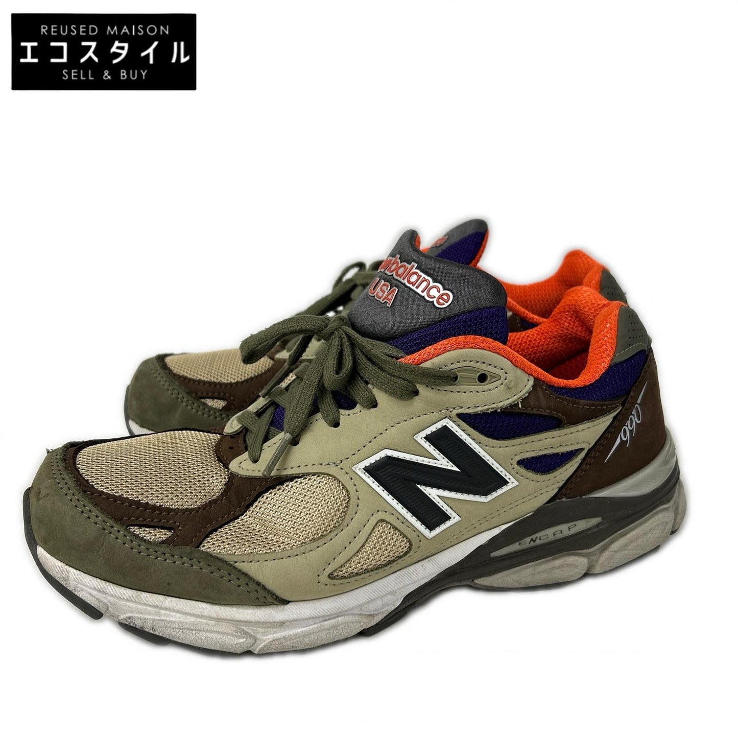 NEW BALANCE ニューバランス M990BT3 Made in USA ローカットスニーカー シューズ