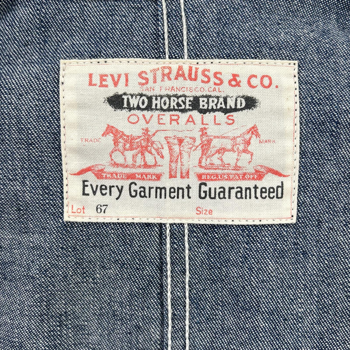 LEVI'S リーバイス 71950.0002 Indigo Coverall Denim Jacket Jacket