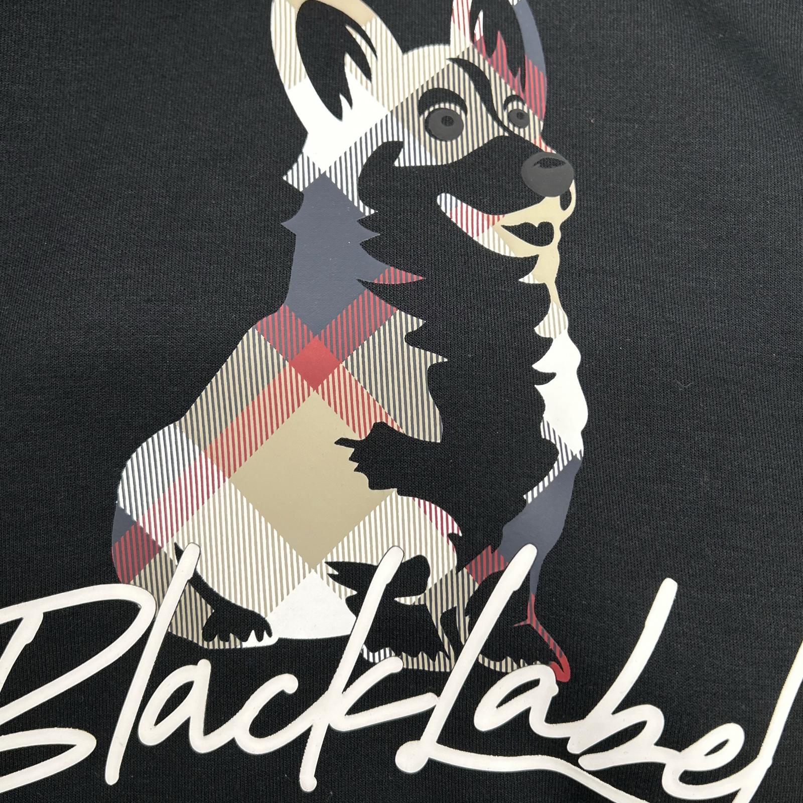 BLACK LABEL CRESTBRIDGE ブラックレーベルクレストブリッジ ブラック ブリティッシュコーギー パーカー トップス
