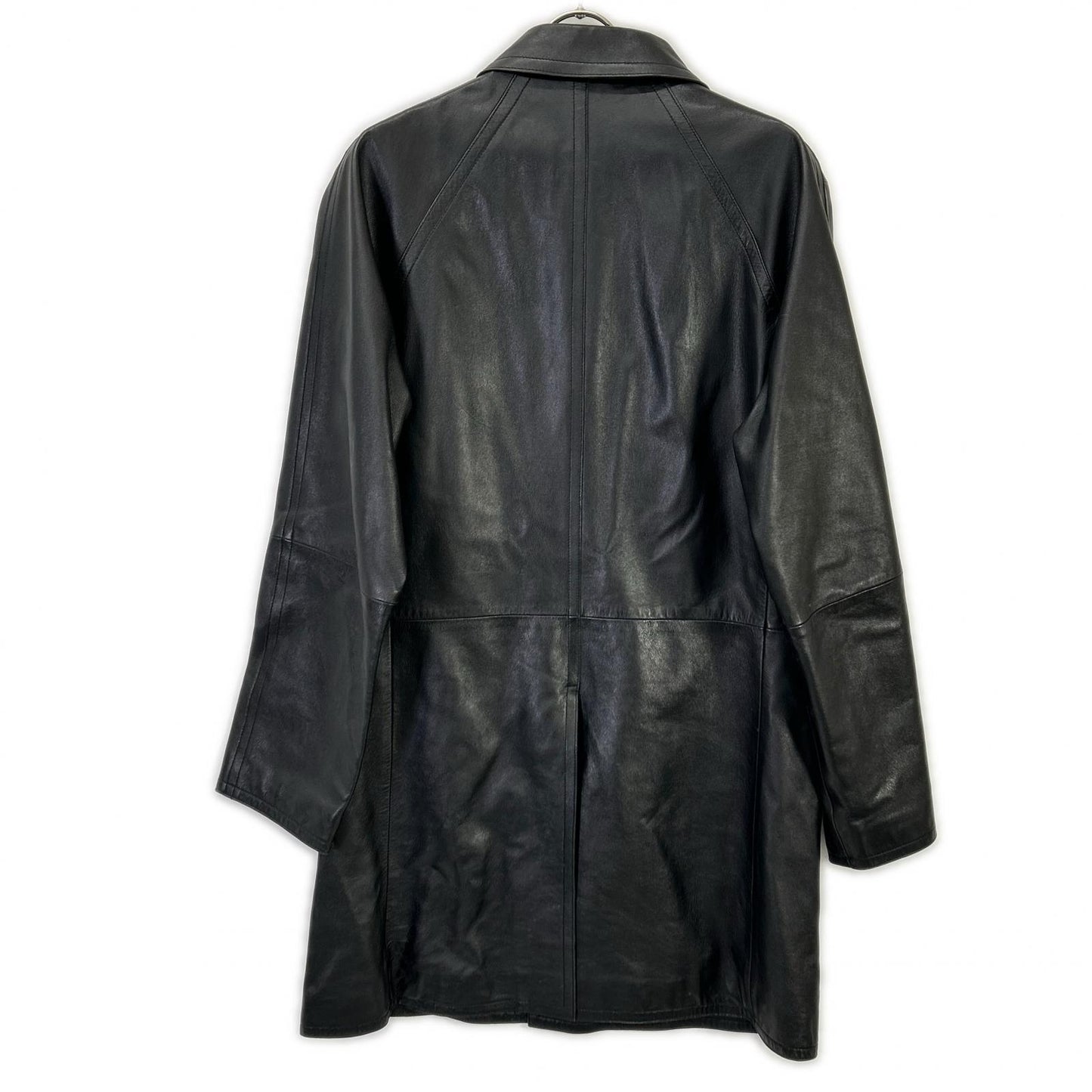 COMME CA DU MODE MEN コムサデモードメン ブラック ラムレザー ジャケット コート