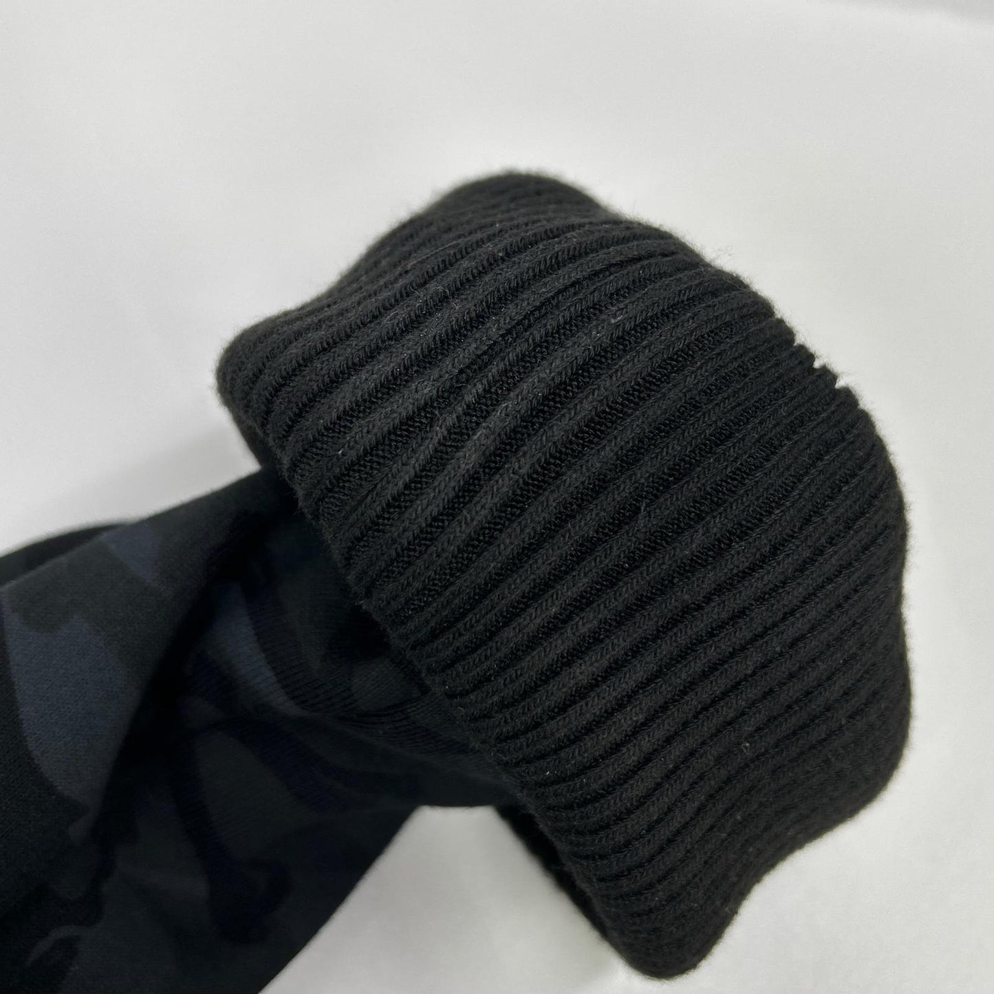 VANSON バンソン ブラックカモ イーグル×スカル刺繍 スウェットスタジャン ジャケット