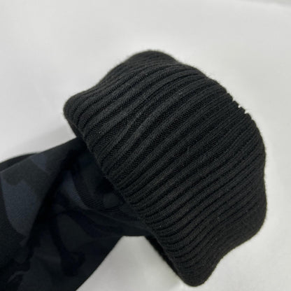 VANSON バンソン ブラックカモ イーグル×スカル刺繍 スウェットスタジャン ジャケット