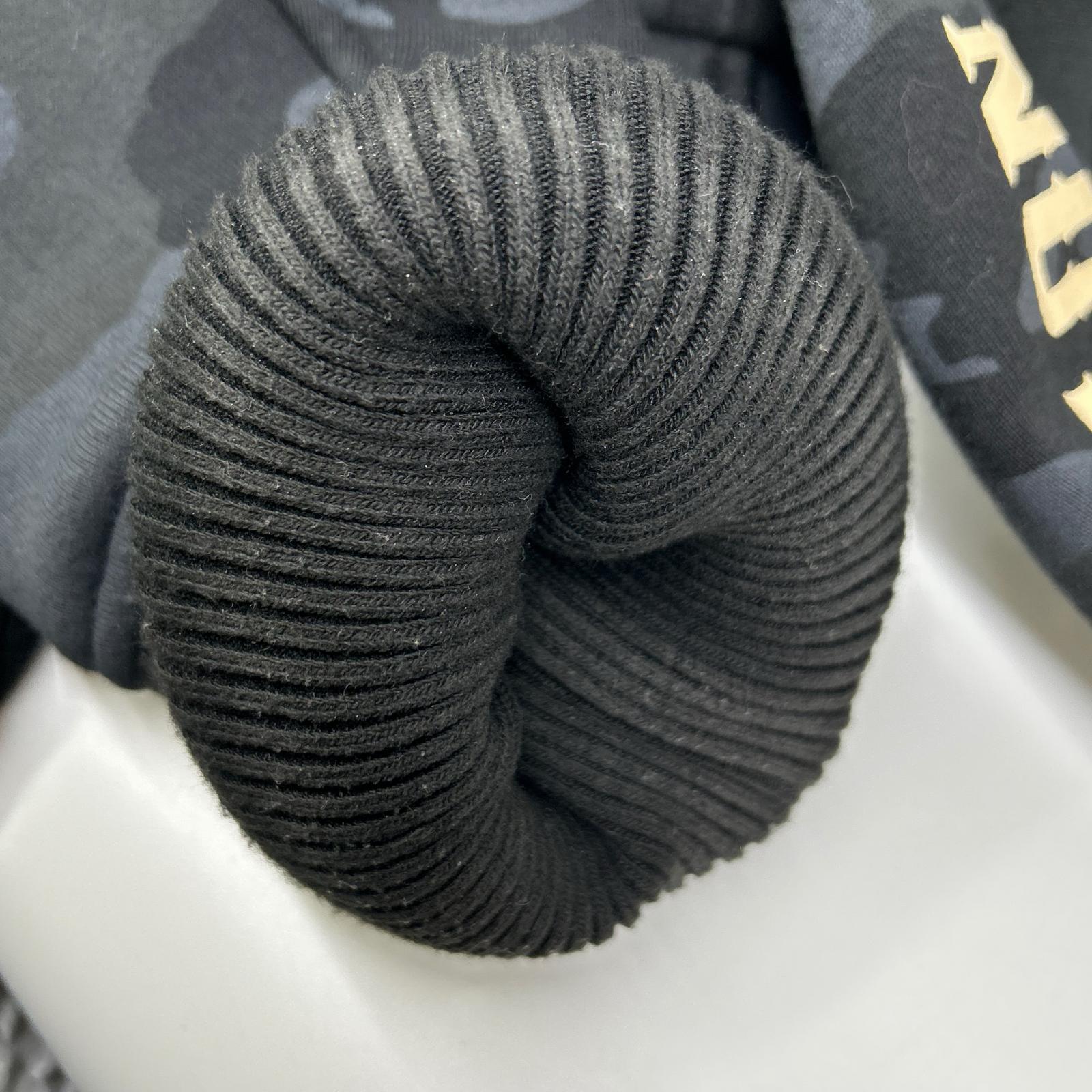 VANSON バンソン ブラックカモ イーグル×スカル刺繍 スウェットスタジャン ジャケット