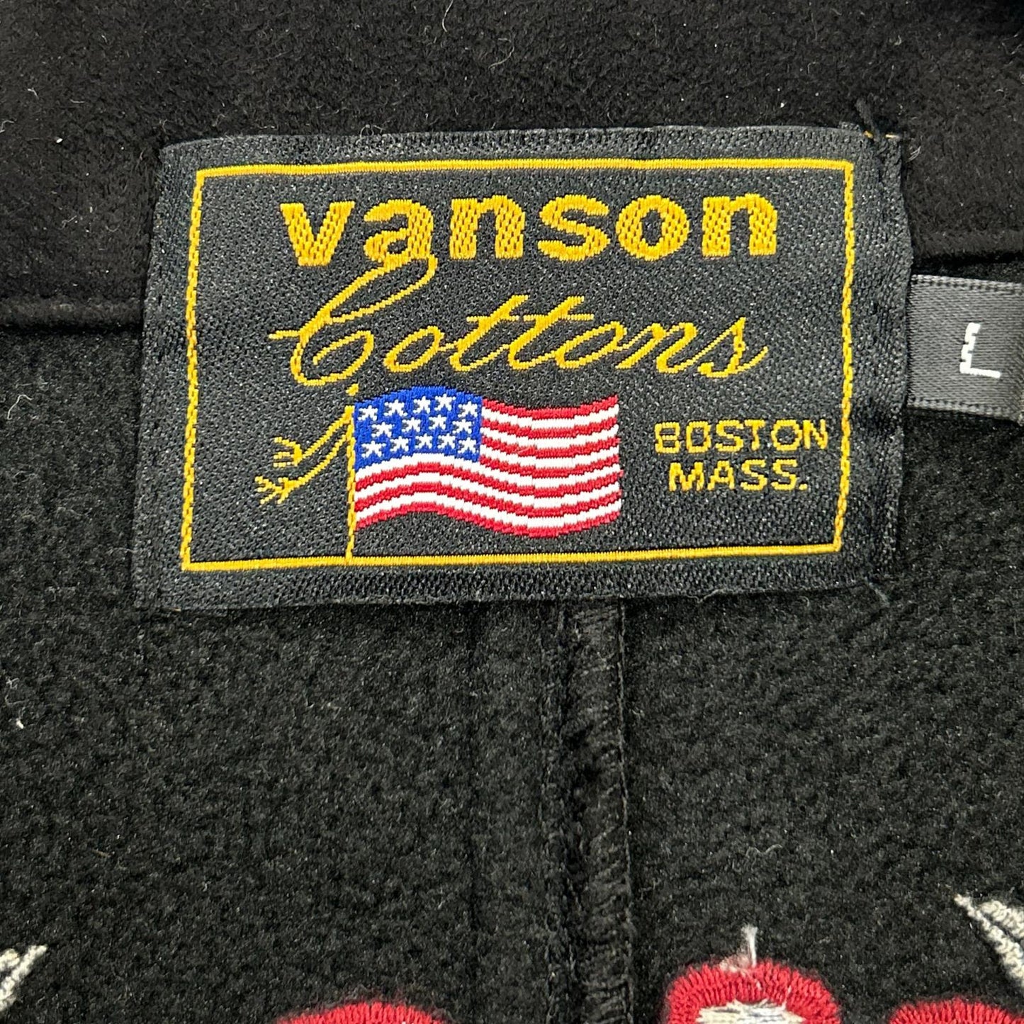VANSON バンソン ブラック イーグル×スカル刺繍 スエードジャケット ジャケット