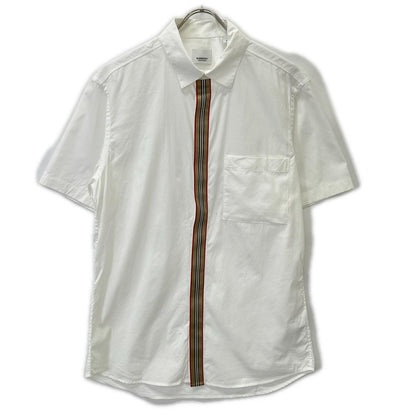 BURBERRY バーバリー 8017503 ホワイト ノバストライプ S/S シャツ トップス