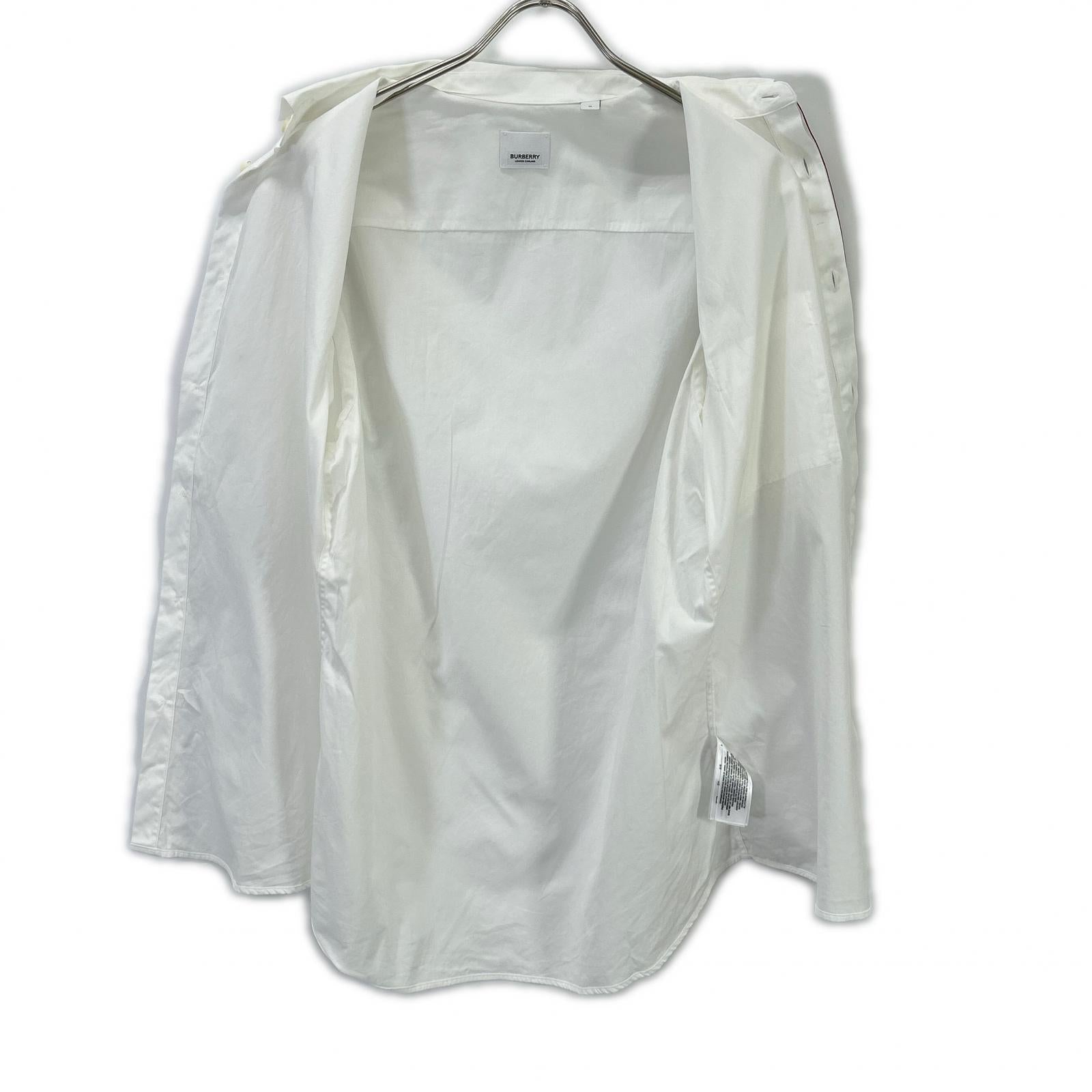 BURBERRY バーバリー 8017503 ホワイト ノバストライプ S/S シャツ トップス