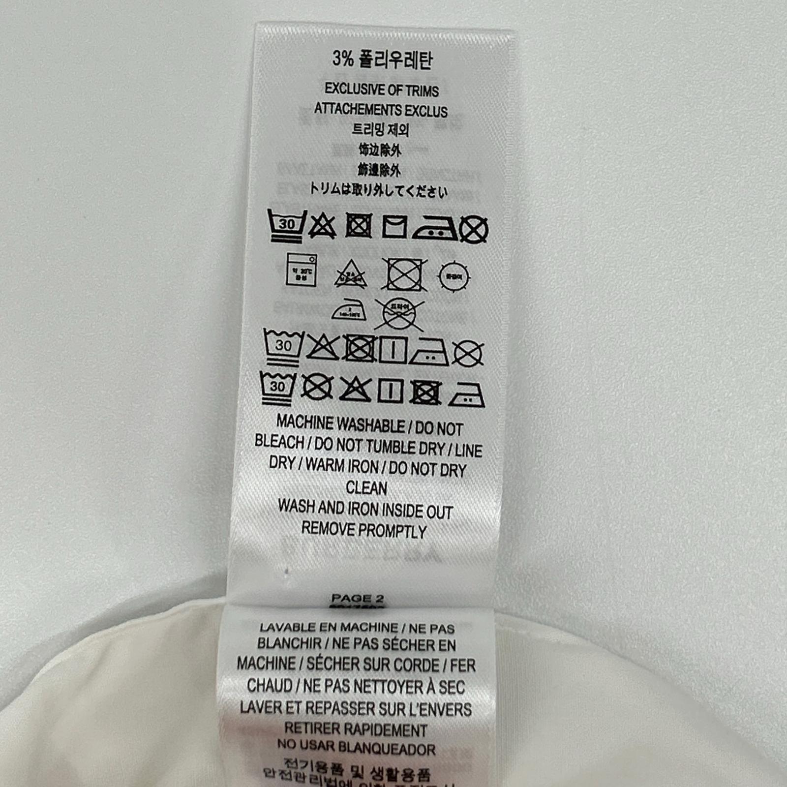 BURBERRY バーバリー 8017503 ホワイト ノバストライプ S/S シャツ トップス