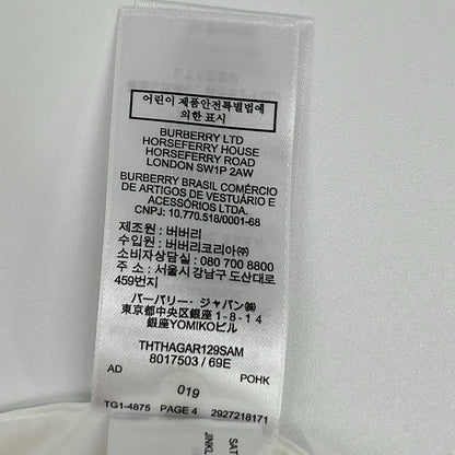 BURBERRY バーバリー 8017503 ホワイト ノバストライプ S/S シャツ トップス