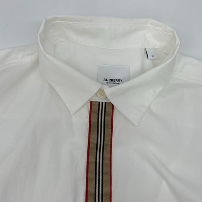 BURBERRY バーバリー 8017503 ホワイト ノバストライプ S/S シャツ トップス
