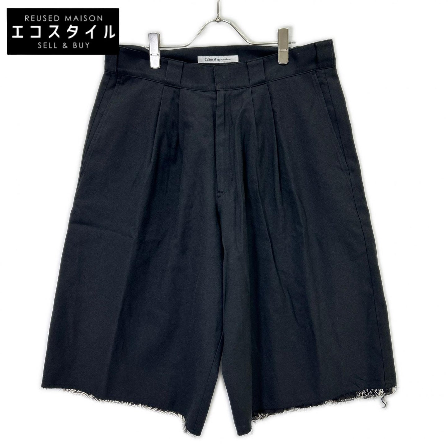 Children of the discordance チルドレンオブザディスコーダンス COTDPT-352B ブラック INTAGE BANDANA WIDE SHORT PANTS ボトムス