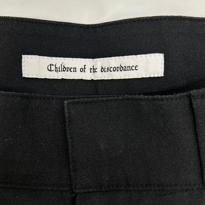 Children of the discordance チルドレンオブザディスコーダンス COTDPT-352B ブラック INTAGE BANDANA WIDE SHORT PANTS ボトムス
