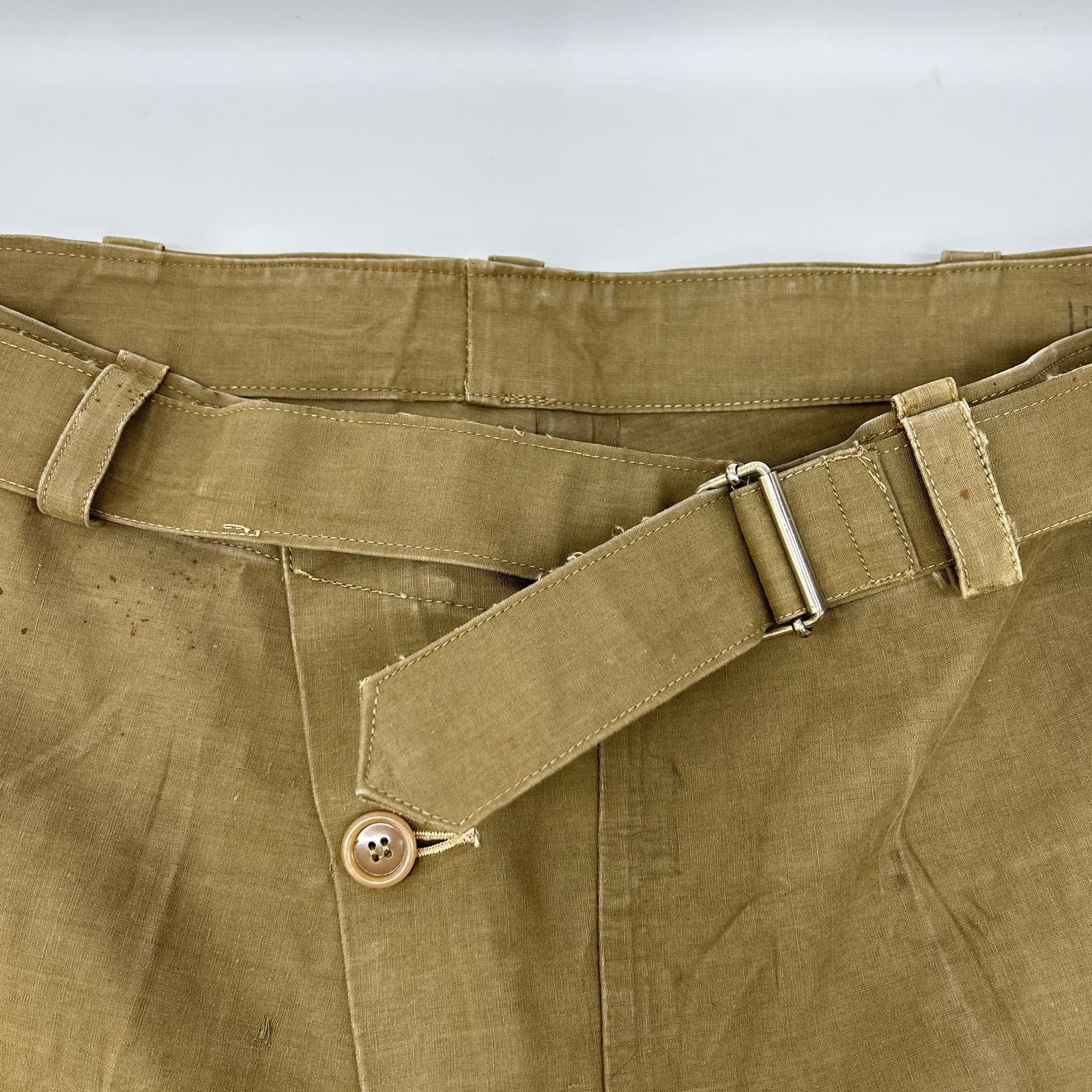 MILITARY ミリタリー 【50's】ベージュ モーターサイクルパンツ ボトムス