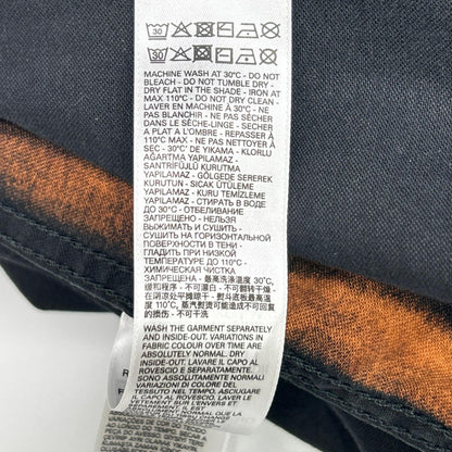 DIESEL ディーゼル A01818 ブラック×ブラウン S-BUNNELL ミリタリー L/S シャツ トップス