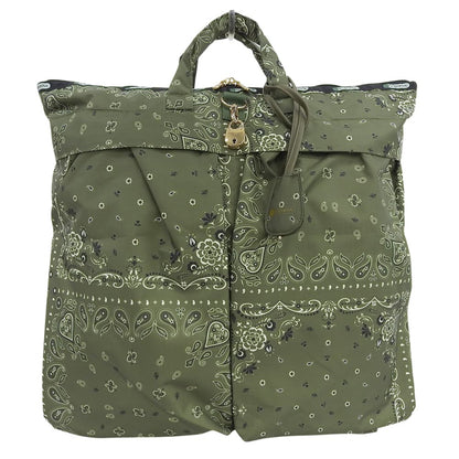 LESPORTSAC レスポートサック 新品同様 LG HELMET TOTE アトリエコレクション ハンドバッグ レディース カーキグリーン ハンドバッグ