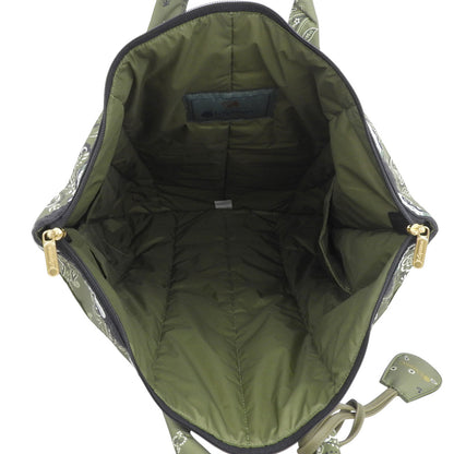 LESPORTSAC レスポートサック 新品同様 LG HELMET TOTE アトリエコレクション ハンドバッグ レディース カーキグリーン ハンドバッグ
