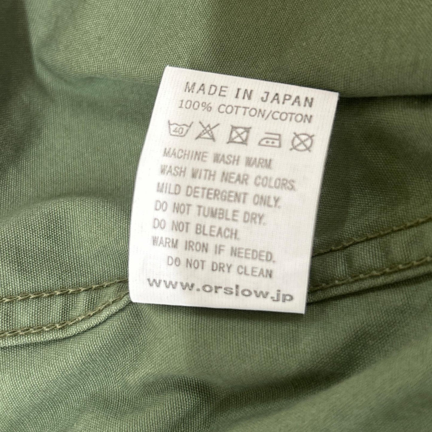 orslow オアスロウ U.S.ARMY RIPSTOP MILITARY JACKET ジャケット