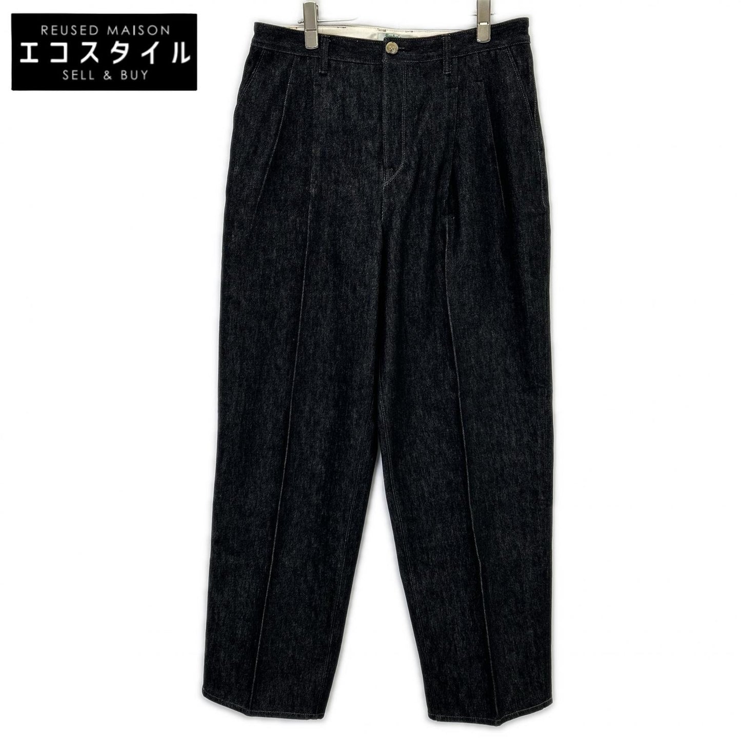 Jimba's ジンバズ チャコール 2タック デニムパンツ ボトムス