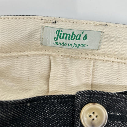Jimba's ジンバズ チャコール 2タック デニムパンツ ボトムス