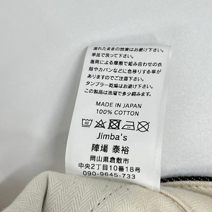 Jimba's ジンバズ チャコール 2タック デニムパンツ ボトムス