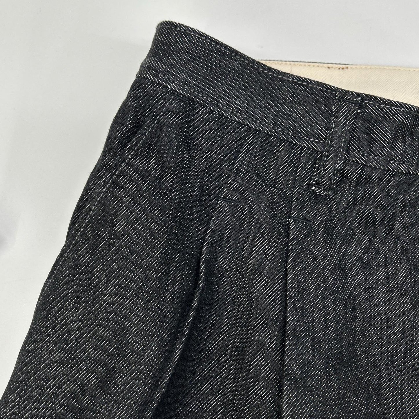 Jimba's ジンバズ チャコール 2タック デニムパンツ ボトムス