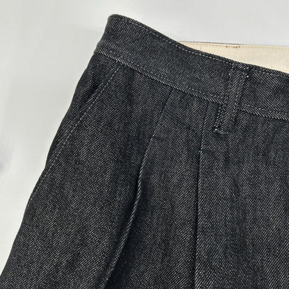 Jimba's ジンバズ チャコール 2タック デニムパンツ ボトムス