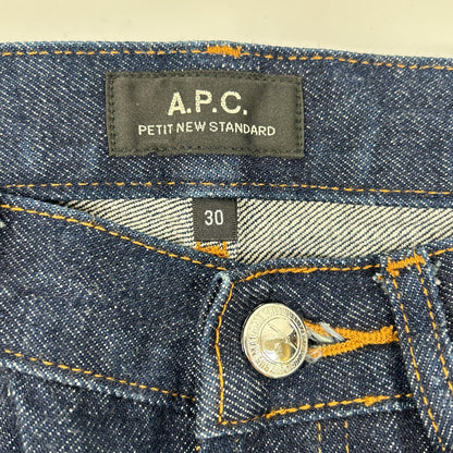 A.P.C. アーペーセー 0721 インディゴ ボタンフライ JEAN STANDARD ボトムス