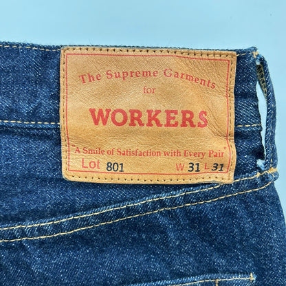 workers ワーカーズ 801 インディゴ Straight Jeans ボトムス