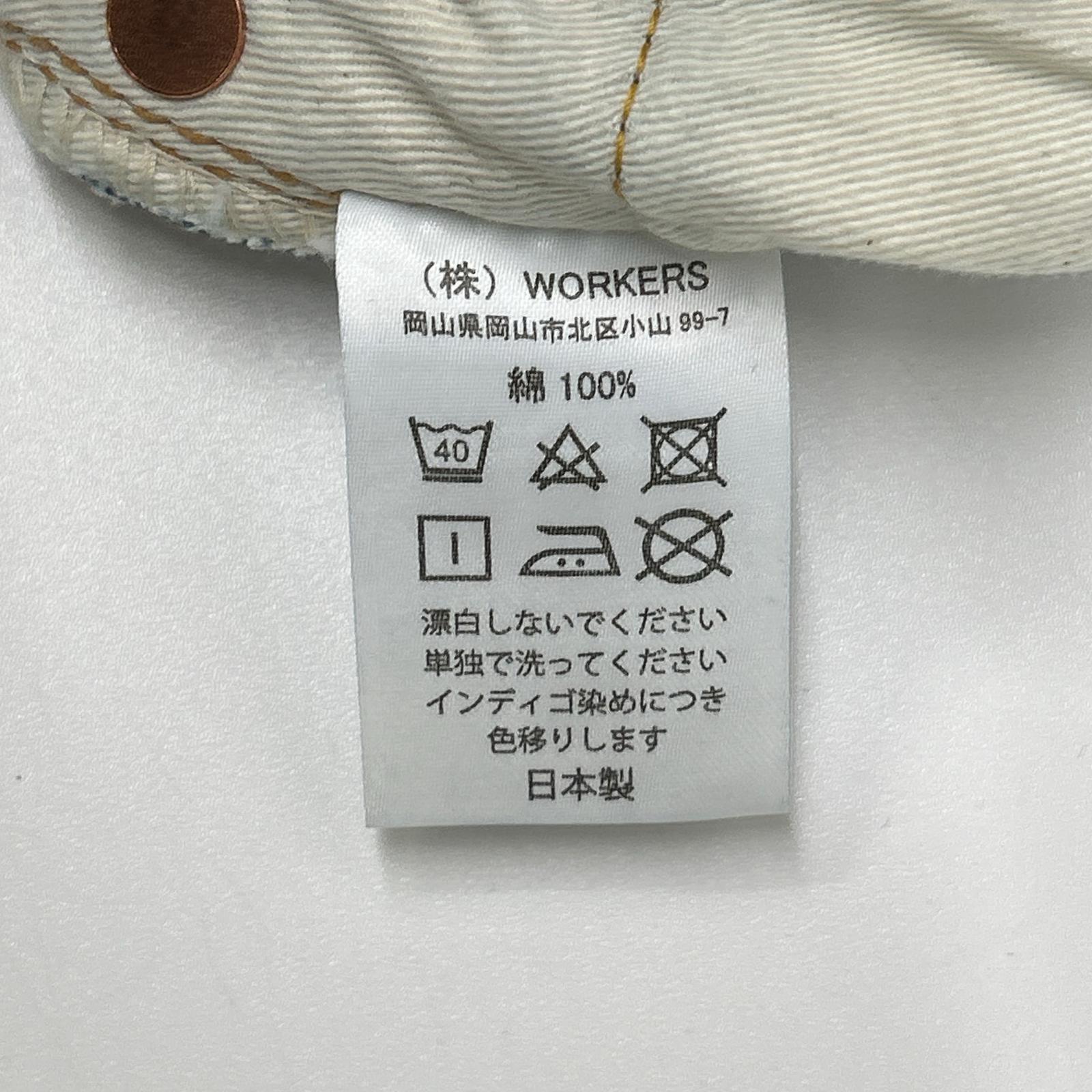 workers ワーカーズ 801 インディゴ Straight Jeans ボトムス
