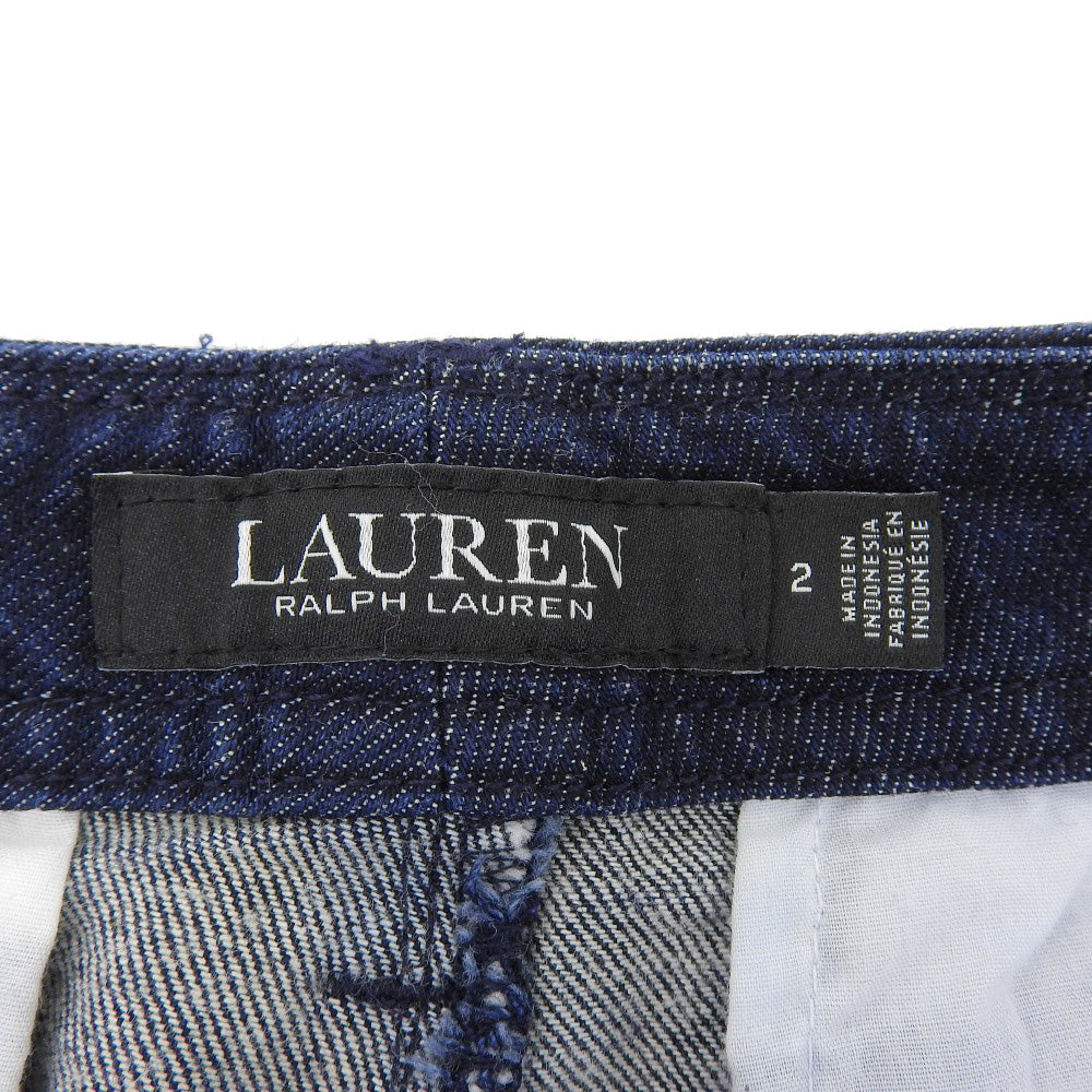 LAUREN RALPH LAUREN ローレン ラルフローレン レギュラーフィットデニム パンツ ボトムス レディース インディゴ 2 ボトムス