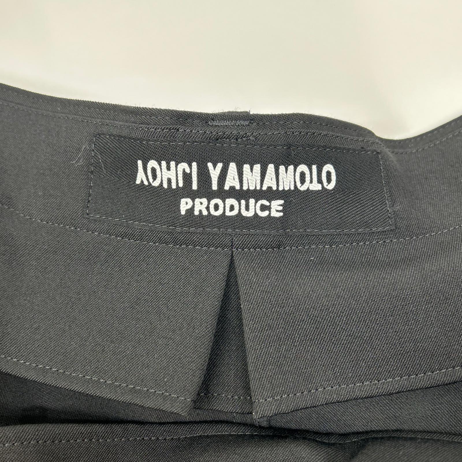 Yohji Yamamoto POUR HOMME ヨウジヤマモトプールオム HL-P08-100 ブラック WOOL GABARDINE HAKAMA PANTS ボトムス