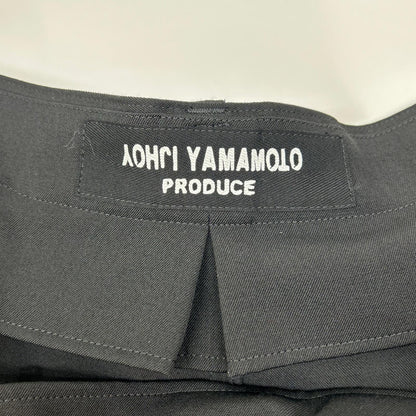 Yohji Yamamoto POUR HOMME ヨウジヤマモトプールオム HL-P08-100 ブラック WOOL GABARDINE HAKAMA PANTS ボトムス