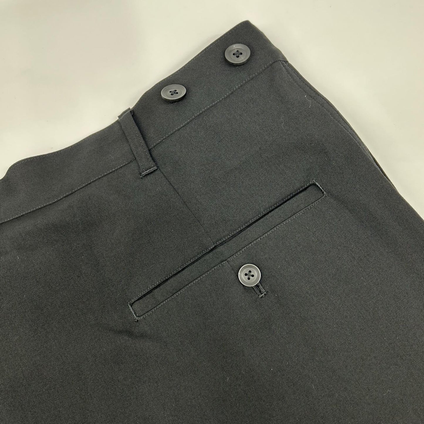 Yohji Yamamoto POUR HOMME ヨウジヤマモトプールオム HL-P08-100 ブラック WOOL GABARDINE HAKAMA PANTS ボトムス