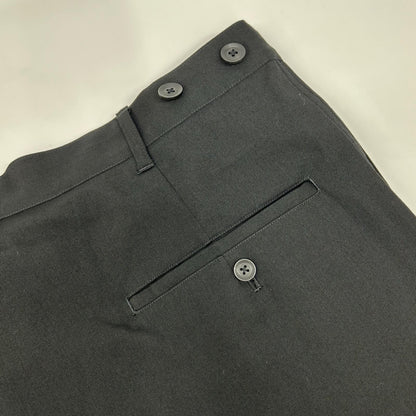 Yohji Yamamoto POUR HOMME ヨウジヤマモトプールオム HL-P08-100 ブラック WOOL GABARDINE HAKAMA PANTS ボトムス