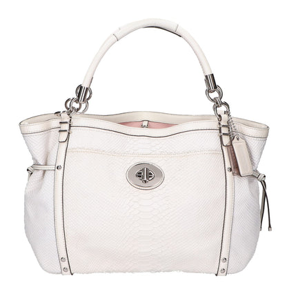 COACH コーチ 【美品】19585 パイソンレザー 2WAYショルダー トートバッグ