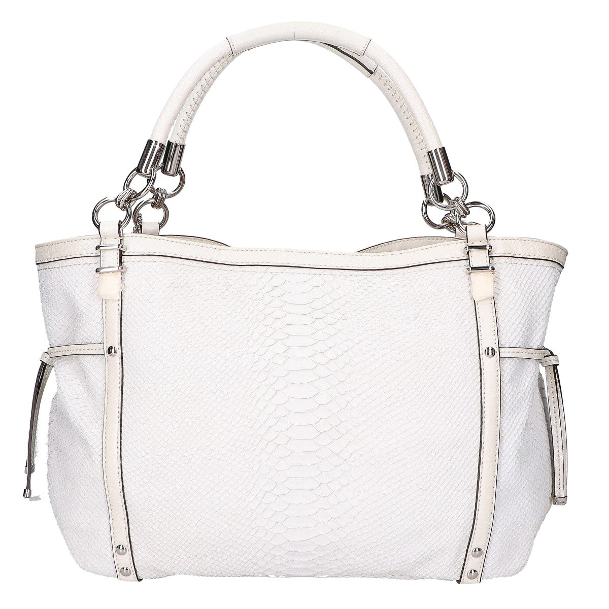 COACH コーチ 【美品】19585 パイソンレザー 2WAYショルダー トートバッグ