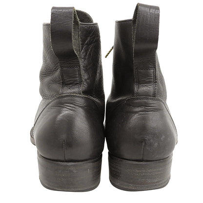 FOOT THE COACHER Fringe Lace-Up Boots Shoes Men's Black 8 1/2 Shoes