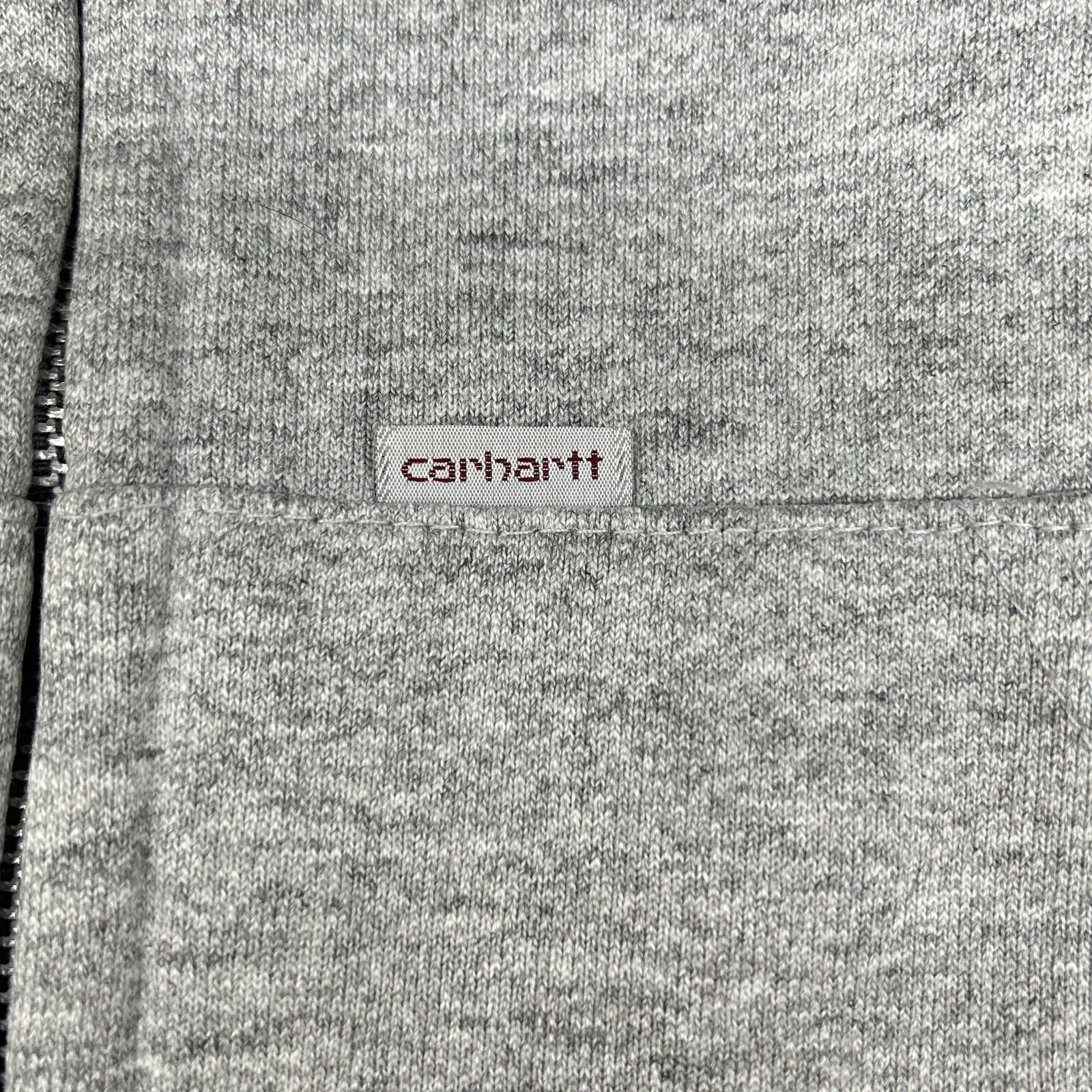 carhartt カーハート 863 グレー フルジップ パーカー　USA製　ダブルフェイス　80s トップス
