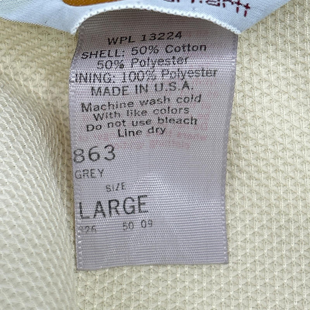 carhartt カーハート 863 グレー フルジップ パーカー　USA製　ダブルフェイス　80s トップス