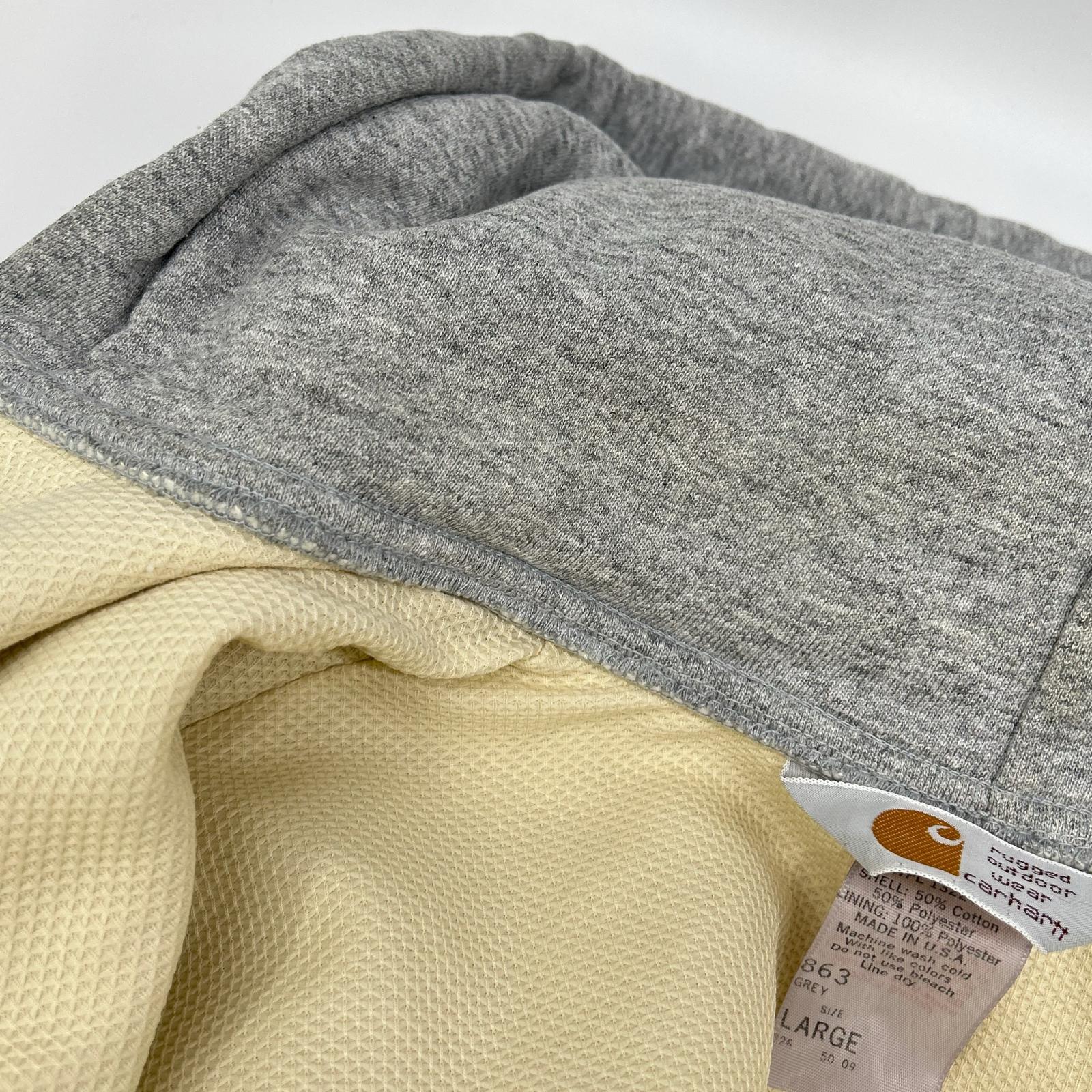 carhartt カーハート 863 グレー フルジップ パーカー　USA製　ダブルフェイス　80s トップス