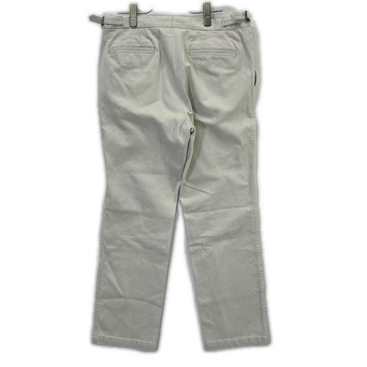 RING JACKET Ivory Corduroy Straight-Leg Pants Bottoms