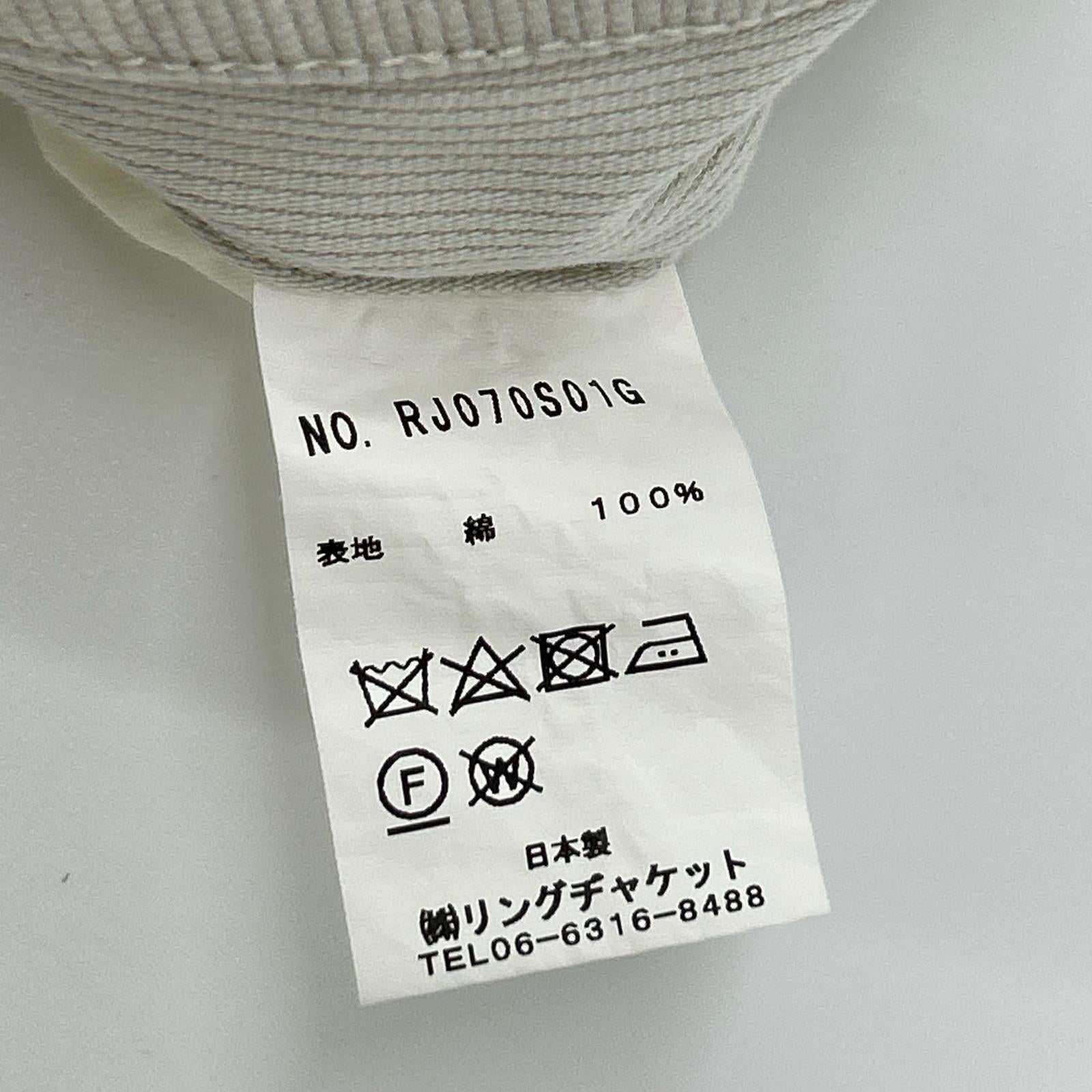 RING JACKET リングヂャケット アイボリー コーデュロイ ストレートパンツ ボトムス