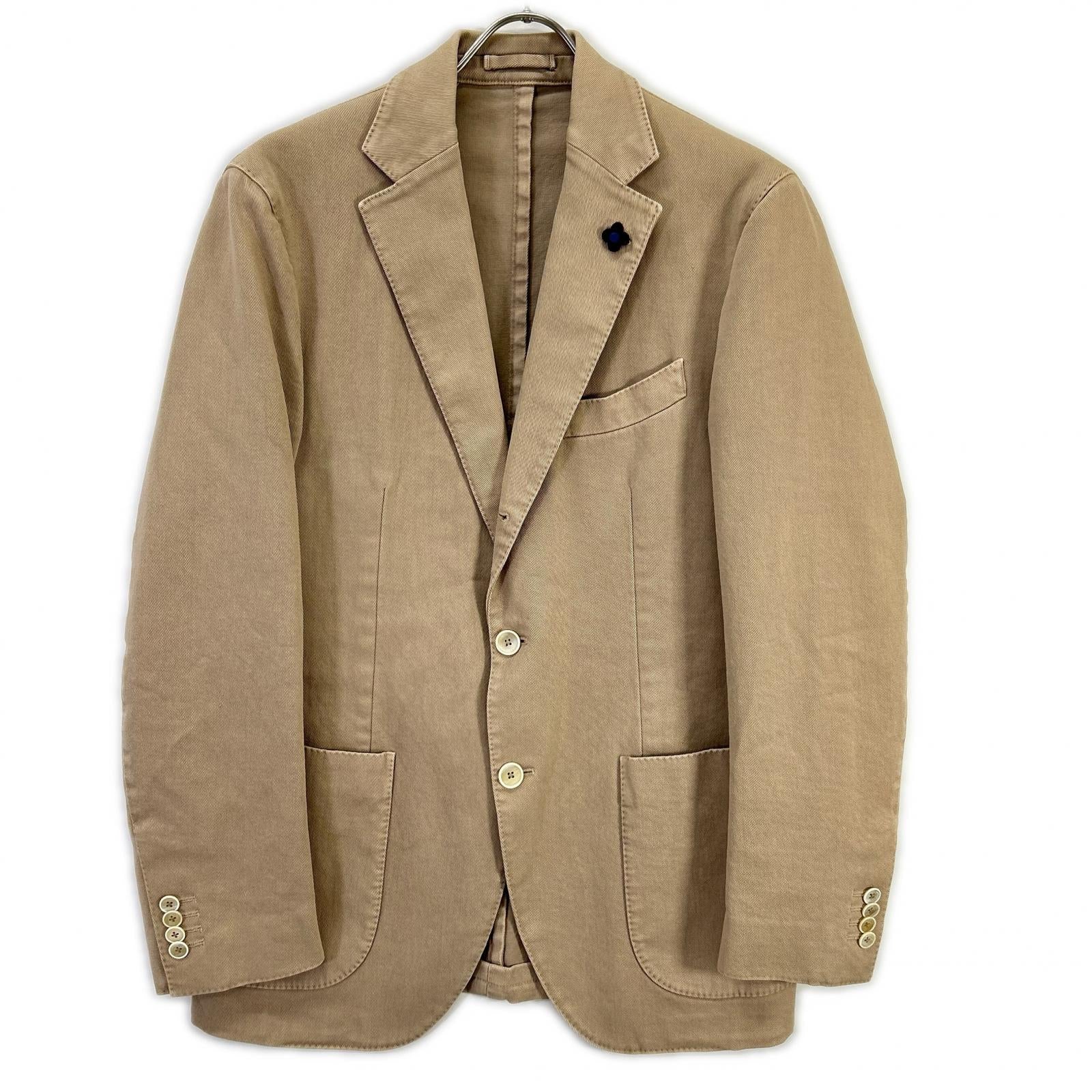 LARDINI ラルディーニ ベージュ コットン テーラードジャケット ジャケット