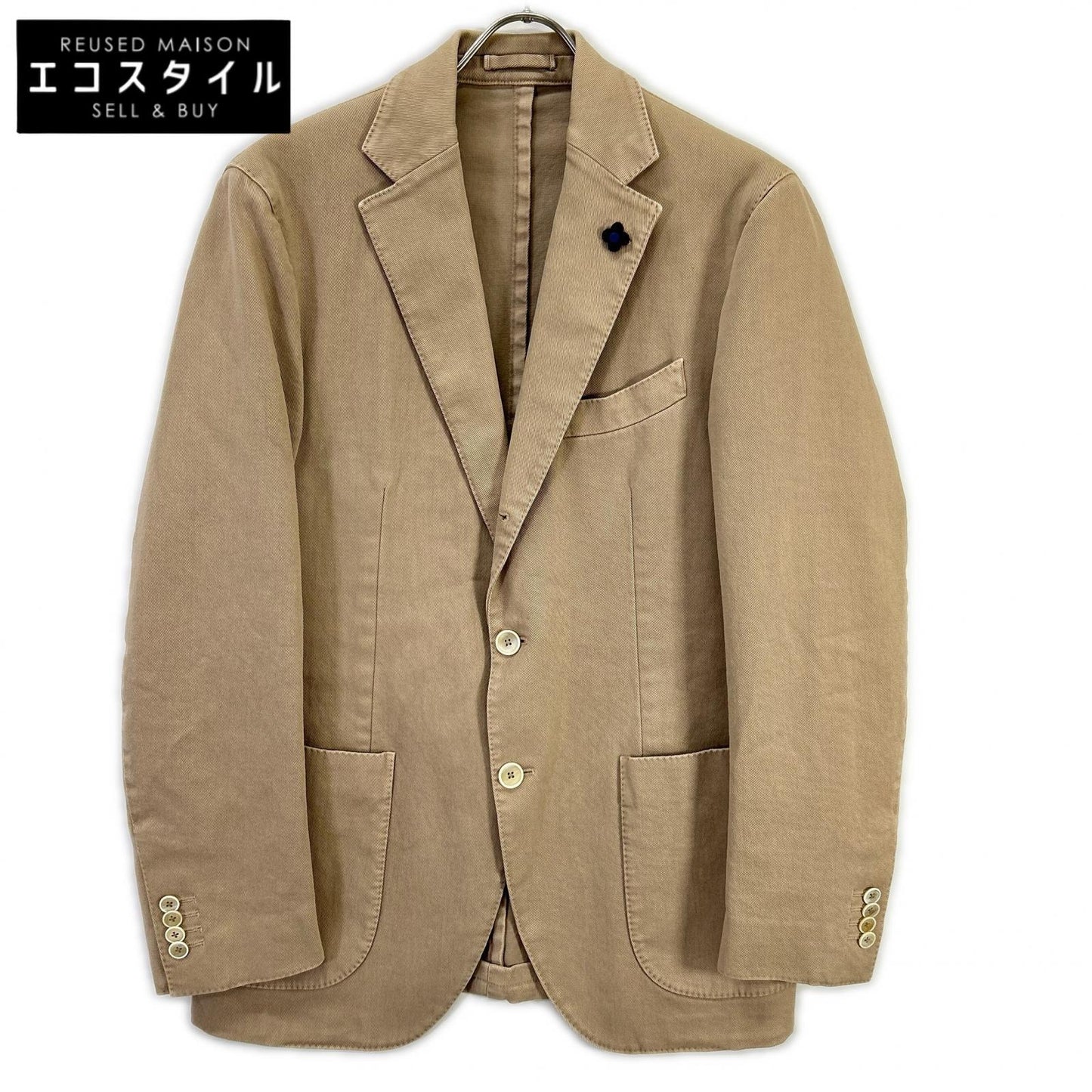 LARDINI ラルディーニ ベージュ コットン テーラードジャケット ジャケット