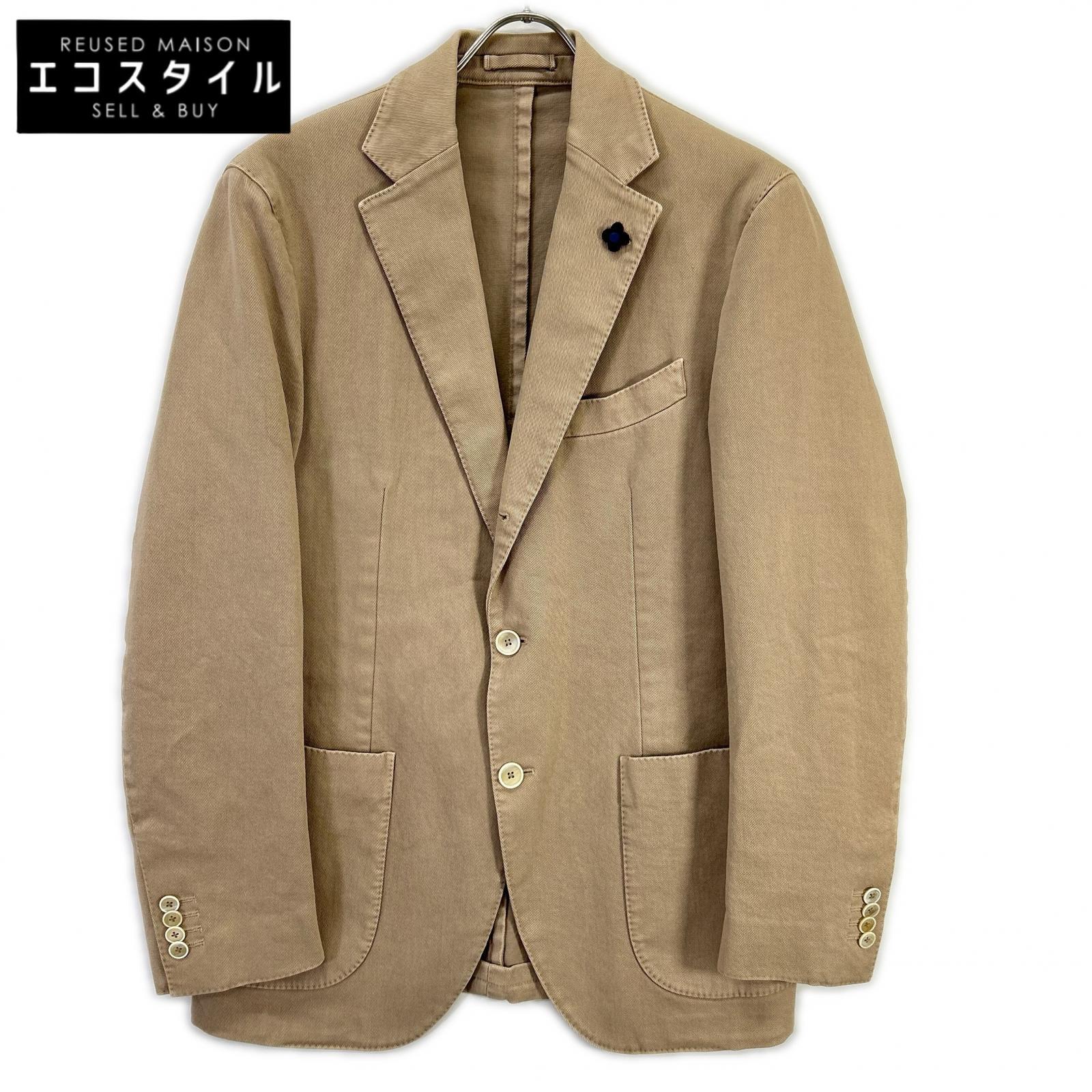 LARDINI ラルディーニ ベージュ コットン テーラードジャケット ジャケット